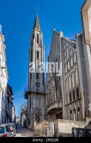 France, Seine Maritime, Rouen, Cour d'appel de Rouen, Église Saint-Nicaise Banque D'Images