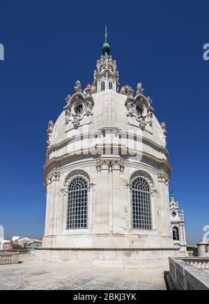 Cupola de Basílica da Estrela à Lisbonne Banque D'Images