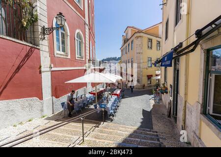 Portugal, Lisbonne, Bairro Alto Banque D'Images