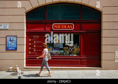 France, hauts de Seine, le Plessis-Robinson, Grande rue Banque D'Images