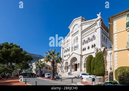 Principauté de Monaco, Monaco, la cathédrale notre-Dame-Immaculée de Monaco Banque D'Images