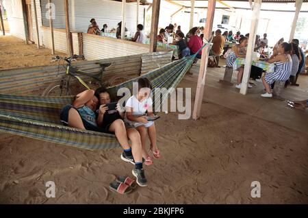 France, Guyane, Javouhey, Hmong nouvel an Banque D'Images