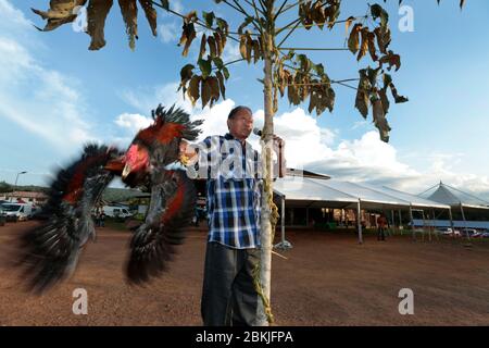 France, Guyane, cacao, Hmong nouvel an Banque D'Images