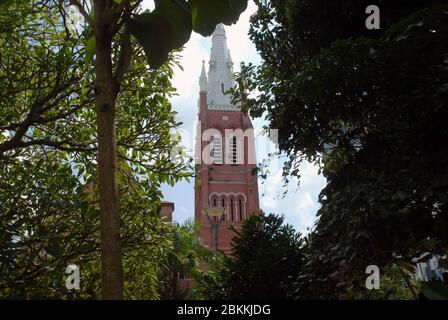 Cathédrale Sainte-Trinité, Yangon, Myanmar, Asie. Banque D'Images