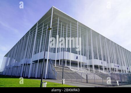 Bordeaux , Aquitaine / France - 10 25 2019 : Stade Matmut Atlantique à Bordeaux façade football français Banque D'Images