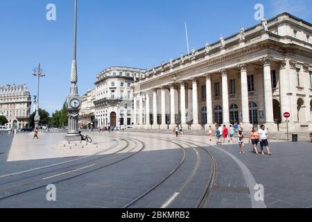 Bordeaux , Aquitaine / France - 10 30 2019 : Opéra National de Bordeaux Grand théâtre France Banque D'Images