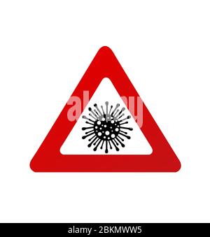 Verrouillage pandémie arrêter l'éclosion de novel Coronavirus covid-19 Illustration de Vecteur