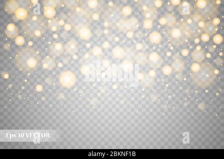 Collection Abstract Lens Flares. Étoiles brillantes. Lumières et éclat sur fond transparent. Des bordures brillantes. Illustration vectorielle. Illustration de Vecteur