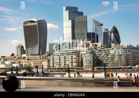 Quartier financier de Londres. Banque D'Images