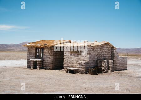 Salinas grandes, Jujuy, Nord-Ouest de l'Argentine, Amérique du Sud Banque D'Images