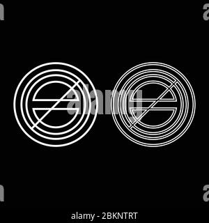 Type de symbole halogène surfaces de cuisson signe ustensile panneau de destination icône contour ensemble couleur vecteur blanc illustration style plat image simple Illustration de Vecteur