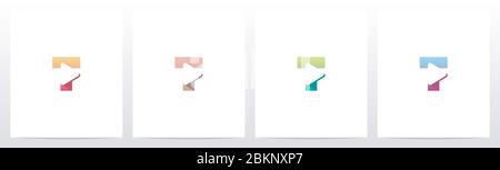 Bouton de lecture sur Letter logo Design T. Illustration de Vecteur