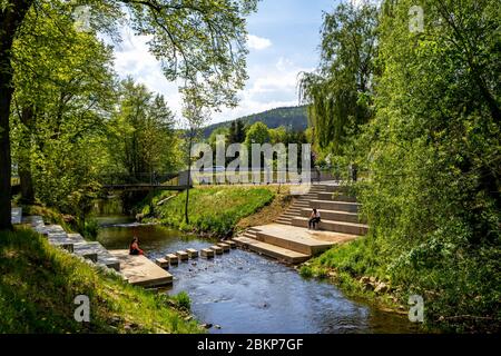 Park, Bad Soden - Salmünster, Allemagne Banque D'Images