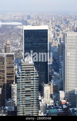 Solow Building Manhattan haute densité New York Skyline Metropolis de Gordon Bunshaft Banque D'Images