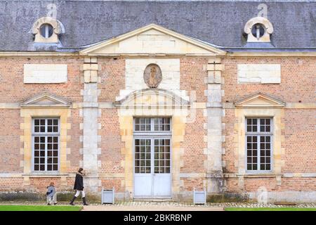 France, Loiret, Sologne, la Ferte Saint Aubin, château du XVIIe siècle, écuries Banque D'Images