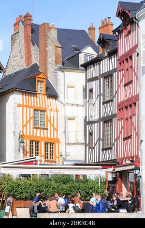 France, Loiret, Orléans, place du Châtelet Banque D'Images