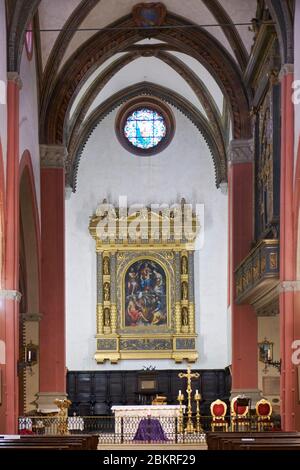 Italie, Emilie Romagne, Bologne, Chœur de la Basilique de San Martino Banque D'Images