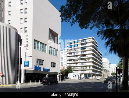 France, Var, Toulon, avenue Franklin Roosevelt Banque D'Images