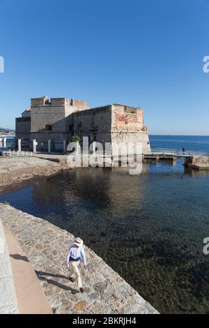 France, Var, Toulon, port Saint Louis du Mourillon, fort Saint Louis Banque D'Images