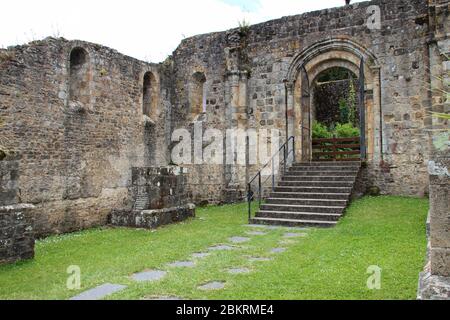 Abbaye de Saint-Guénolé à Landévennec en bretagne (france) Banque D'Images