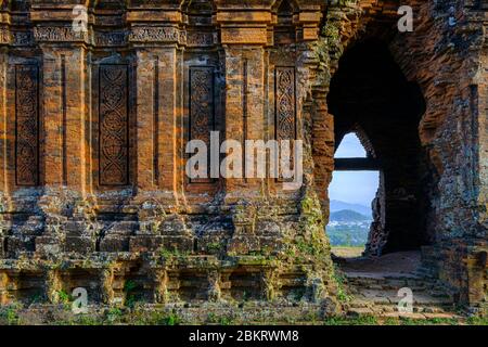 Vietnam, province de Binh Dinh, qui Nohn, les tours Cham, Thap Banh IT Banque D'Images