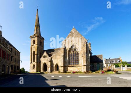 France, Côtes d'Armor, la Roche Derrien, église Sainte Catherine Banque D'Images