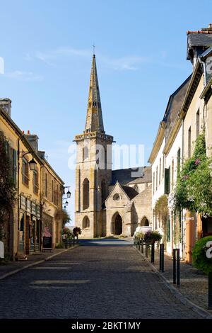 France, Côtes d'Armor, la Roche Derrien, église Sainte Catherine Banque D'Images
