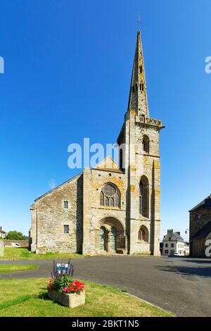 France, Côtes d'Armor, la Roche Derrien, église Sainte Catherine Banque D'Images