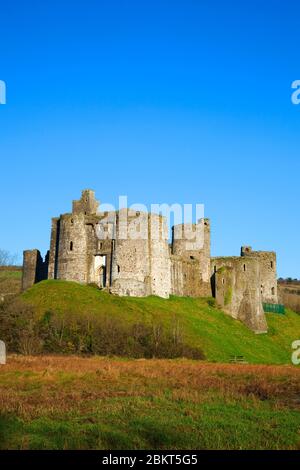 Château de Kidwelly, Carmarthenshire, Pays de Galles, Royaume-Uni Banque D'Images