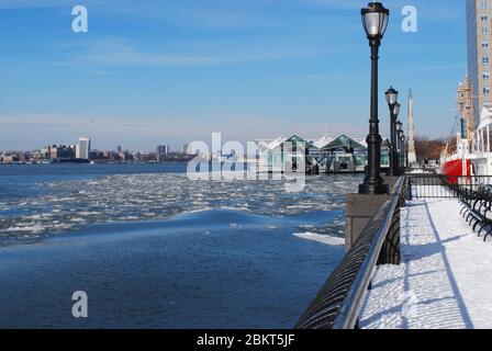 Brookfield place terminal, Battery Park City, Vesey St, New York, NY 10281, États-Unis Banque D'Images