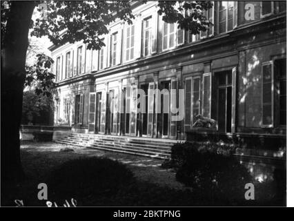 Hôtel de Monaco - façade sur jardin (1935). Banque D'Images