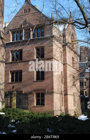 Memorial Quadrangle 242 Elm Street, New Haven, Connecticut 06510, États-Unis par James Gamble Rogers Banque D'Images