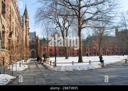 Memorial Quadrangle 242 Elm Street, New Haven, Connecticut 06510, États-Unis par James Gamble Rogers Banque D'Images