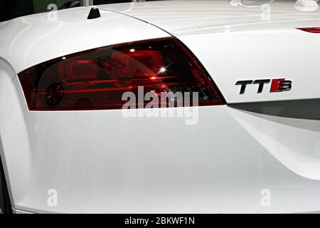 Vue rapprochée arrière gauche d'un nouveau STT de vérification au salon international de l'auto nord-américain (NAIAS) 2009 à Detroit, Michigan. Banque D'Images