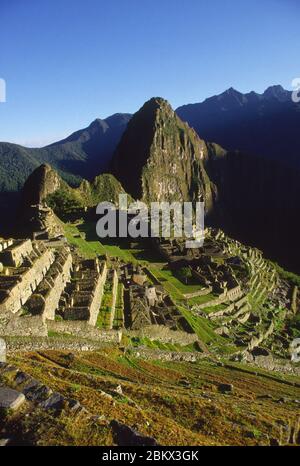 Machu Picchu, Pérou Banque D'Images