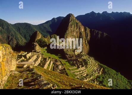 Machu Picchu, Pérou Banque D'Images