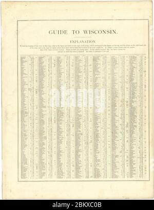 Atlas illustré de Lake County, Illinois - contenant des cartes de chaque canton du comté, avec des villes et des villages - aussi des cartes du Michigan ... Texas et Washington Territory - compilé Banque D'Images