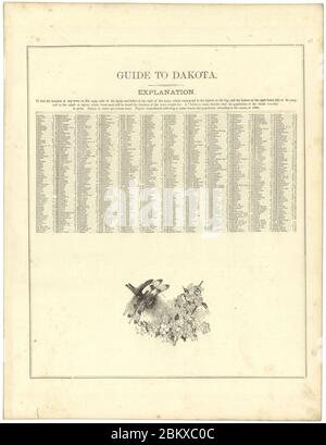 Atlas illustré de Lake County, Illinois - contenant des cartes de chaque canton du comté, avec des villes et des villages - aussi des cartes du Michigan ... Texas et Washington Territory - compilé Banque D'Images