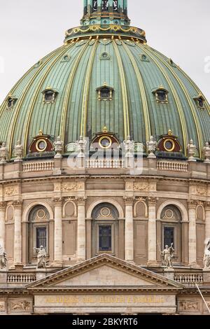 Marmokirken cathédrale du Dôme dans le centre-ville de Copenhague. Le Danemark célèbre heritage Banque D'Images