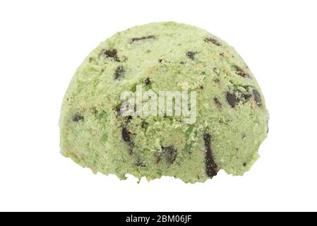 Crème glacée de thé vert menthe Banque D'Images