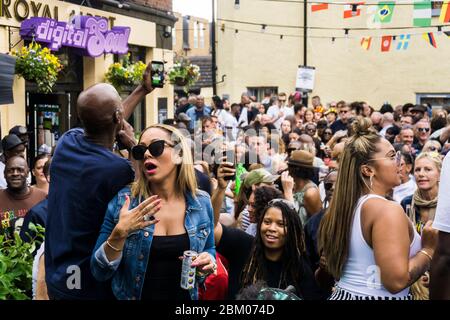 Soirée Digitalsoul Street au Royal Albert pub dans le sud de Londres, partie du festival Crystal Palace Banque D'Images