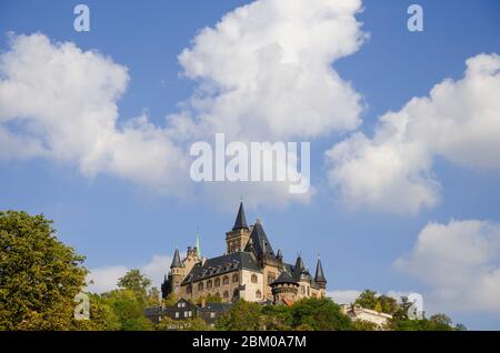 Schloss Wernigerode, Harz, Sachsen-Anhalt, Deutschland, Europa Banque D'Images