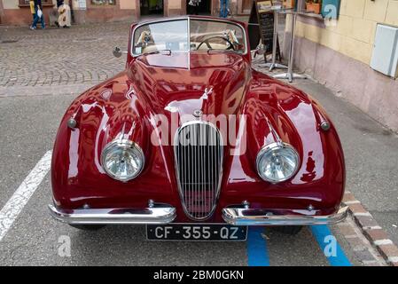 jaguar XK 140 CABRIOLET Banque D'Images