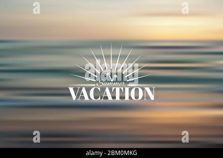 Vacances d’été Illustration de Vecteur