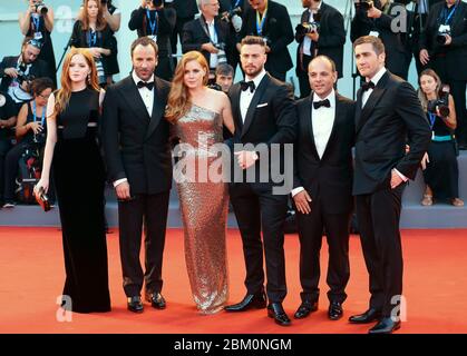 Venise, Italie. 02 septembre 2016. La troupe des 'animaux nocturne' pendant le 73e Festival du film de Venise . Banque D'Images