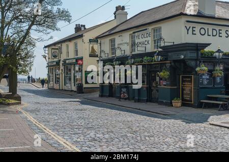 YE Olde Smack public House Leigh-on-Sea Essex Royaume-Uni. Avril 2019 Banque D'Images