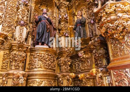 Basilique notre-Dame d'Ocotlan, 1790, Tlaxcala, Tlaxcala, Mexique Banque D'Images