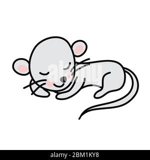 Nouvelle année chinoise kawaii zodiaque animaux clipart Illustration de Vecteur