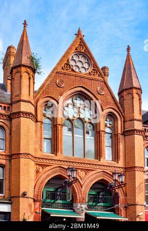 Entrée à la salle de jeux George's Street Arcade, Dublin, Irlande Banque D'Images