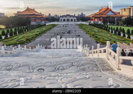 Mémorial de Chiang Kai Shek, Taipei, Taïwan, République de Chine Banque D'Images